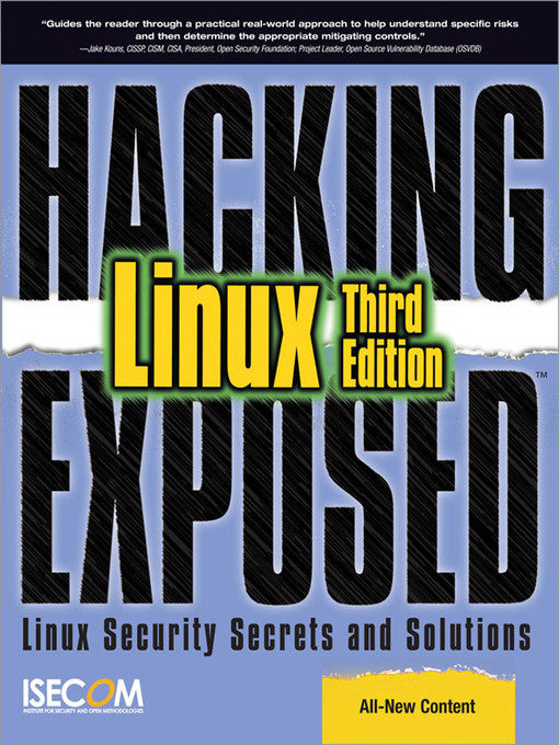Title details for Hacking Exposed<sup>TM</sup> Linux by ISECOM - Available